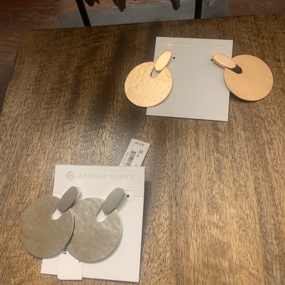 NWT 💎 GOLD- Karen Scott Earrings Have two pair Gold and Silver sold separately - Picture 2 of 2